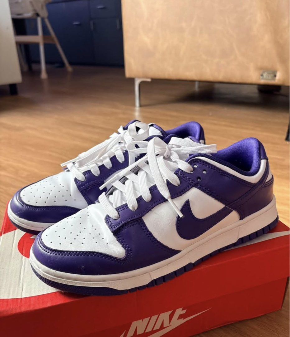 Nike Dunk Court Purple (Category: Casual Shoes) located in Mandaue City. Submitted by dcollectives_ (Listing ID 1466668387, Image 1). Description: .