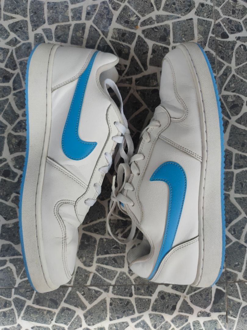 Nike Ebernon Shoes - Size 10.5 (Category: Sneakers) located in Dasmarinas. Submitted by acesteve (Listing ID 1466628285, Image 1). Description: For decluttering, bawas gamit In good condition, no issues Original pero tinapon na ang box Loc: Dasma, Cavite MOP: Gcash.