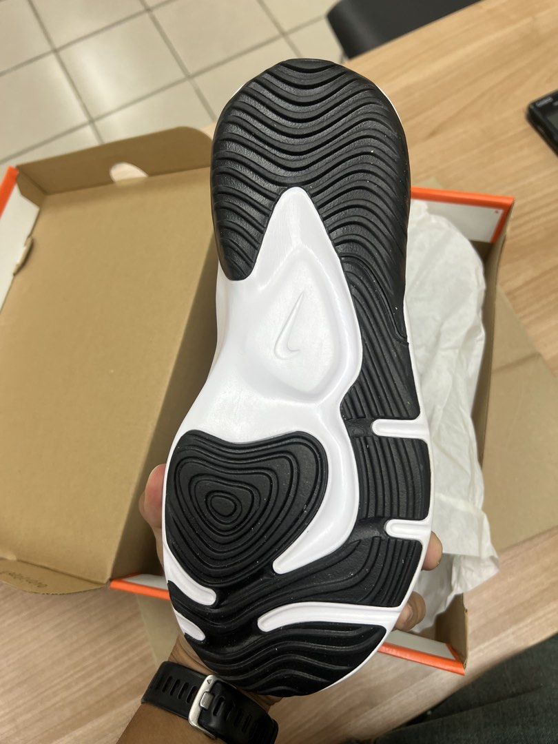 Nike Legend Essential 3 NN Black White Size US 9 (Category: Sneakers) located in Manila. Submitted by aurellanak20802 (Listing ID 1466584814, Image 3). Description: - Model: Nike Legend Essential 3 NN - Colorway: Black, White, and Iron Grey accents - Size: US 9 / UK 8 / EUR 42.5 (27 cm) - Condition: Brand new, deadstock with original box - Features: Breathable mesh upper, supportive sole with excellent grip - Perfect for gym workouts and everyday