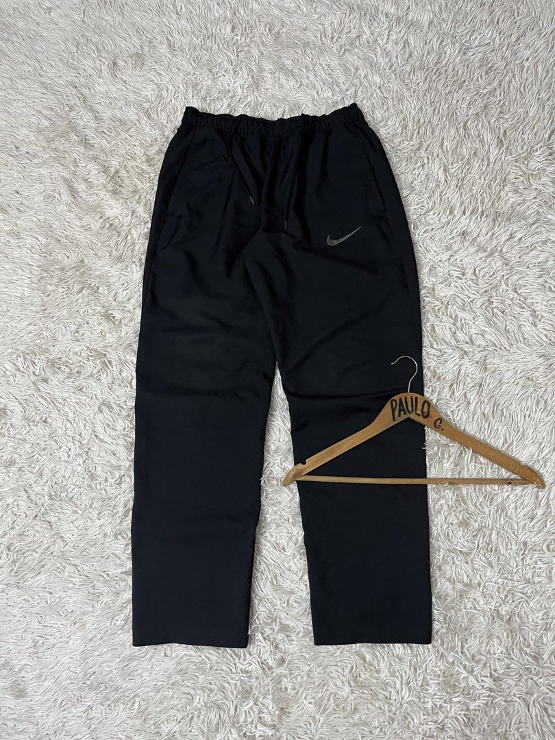 Nike Track Pants Black Side Swoosh - (Category: Joggers) located in Malolos. Submitted by paulogalan77273 (Listing ID 1466769471, Image 1). Description: Nike Track Pants Black Side Swoosh - Condition: Excellent Color rate: 10/10 Size: Large Waist: 30-36 Length: 40 Leg Opening: 8 - Location: Malolos Bulacan Courier: J&T / LALAMOVE / LBC.