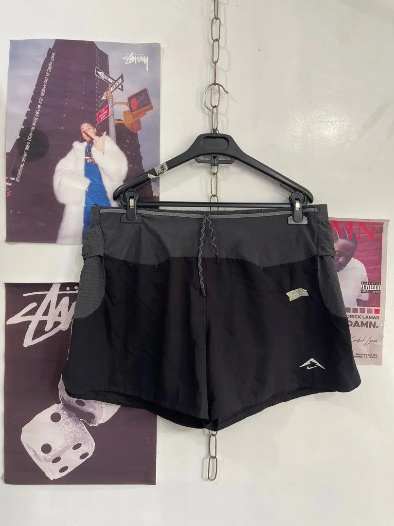 Nike Trail Running Shorts Grey Black (Category: Shorts) located in Manila. Submitted by mad.tofu (Listing ID 1466769230, Image 1). Description: Nike Trail shorts in grey/black FOR SALE or SWAP sa small size S34-36 L14.5 no issue 🏷️1,199.