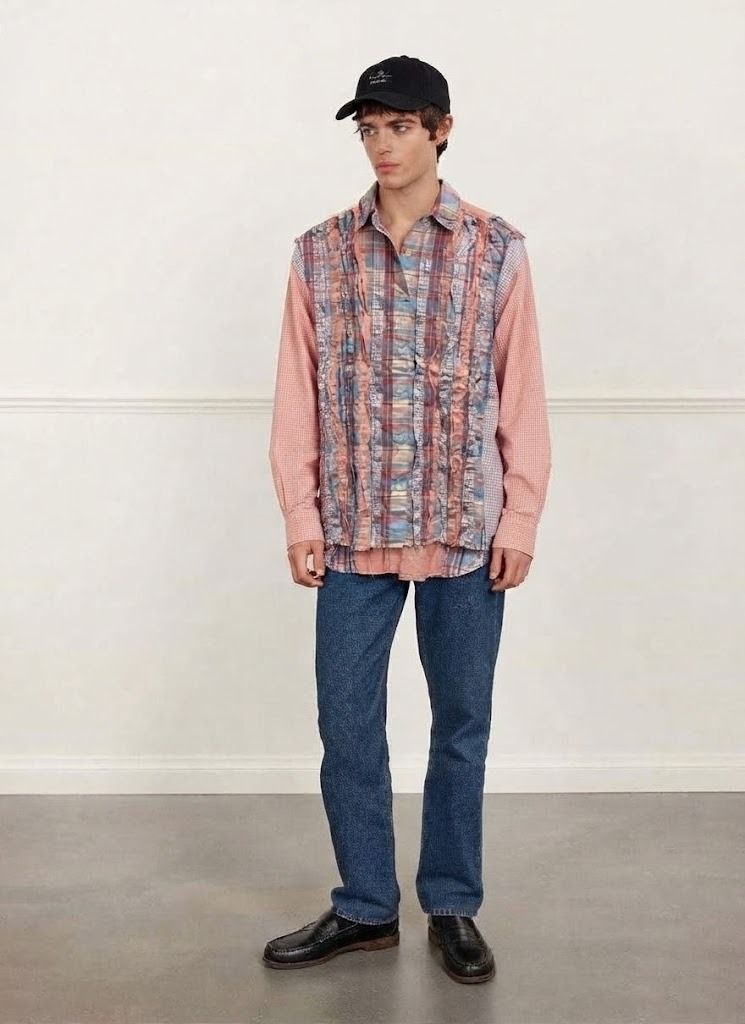 Niko and... Deconstructed Patchwork Shirt L (Category: Formal Shirts) located in Antipolo. Submitted by bentakahitanoano (Listing ID 1466746093, Image 3). Description: Niko and... Japan Ribbon Rebuild Patchwork Shirt (L) Still in good shape. A unique rebuild-style shirt featuring ribbon and patchwork details — showcasing Niko and... Japan’s playful yet crafted aesthetic. Designed with a boxy silhouette that offers a relaxed, easy fit. Pit to pit: