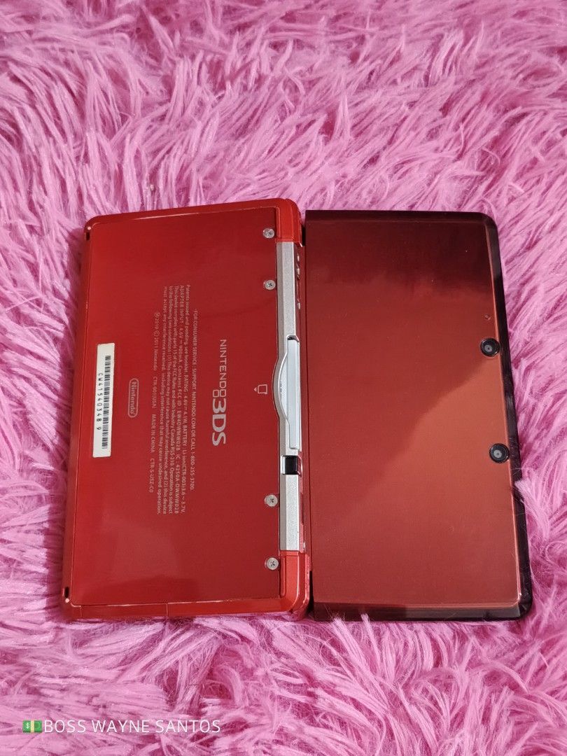 Nintendo 3DS Metallic Red Bundle with LEGO Marvel Game (Category: Nintendo) located in Marikina City. Submitted by waynewayne2 (Listing ID 1466568343, Image 3). Description: FOR SALE OR TRADE +cash Pampanga meetup Jnt, lbc or lalamove sa malayo 09760568942 OG. NINTENDO 3DS -Very presentable unit -Complete w/its original Stylus, 2gb sd card, charger 110v i provide usb cable for 220v -w/1 free games Lego marvel PHP 4999 Only! Issue is, Rubber sa an