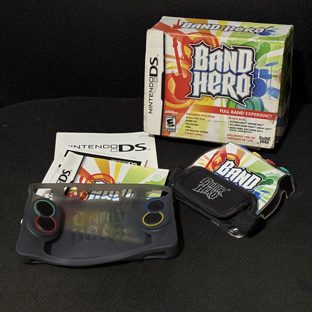 Nintendo DS Band Hero accessories (Category: Controllers) located in Las Pinas. Submitted by nicole.preloved25 (Listing ID 1466650159, Image 1). Description: Negotiable but NO LOWBALLING. ALL ACTUAL PICS ARE ALREADY POSTED. ACCESSORIES ONLY. Game card not included..
