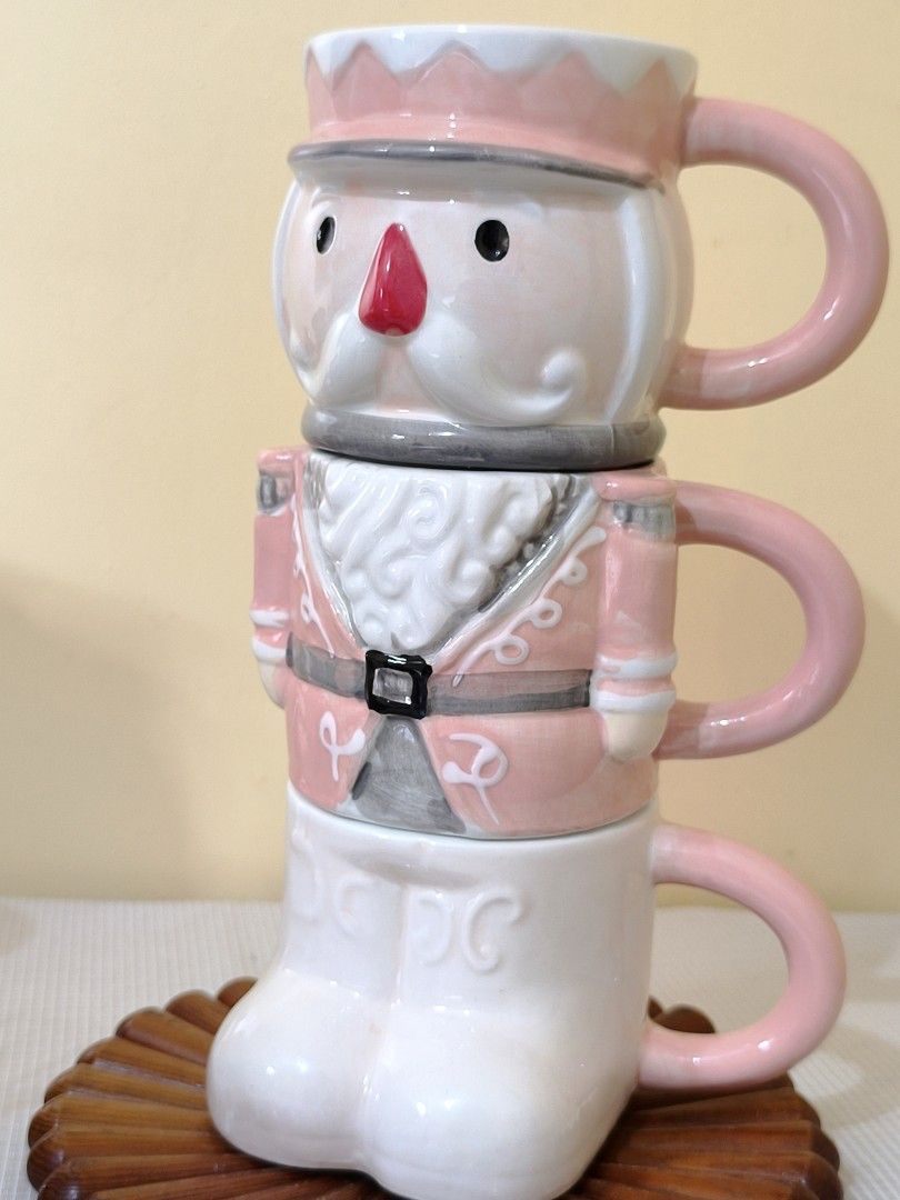 Nut cracker stackable mug (Category: Coffee & Tea Tableware) located in Pangil. Submitted by kopee_matcha (Listing ID 1466602236, Image 3). Description: Stackable Mug Price : 800 comment mine + Code ex. mine/m *Strickly 2 days reservation only * Payment must be completed within 48 hours. If unpaid, your order will be automatically forfeited and the item/s will be given to the next miner. *No deleting of comments *3 or more items (Large pouch or b
