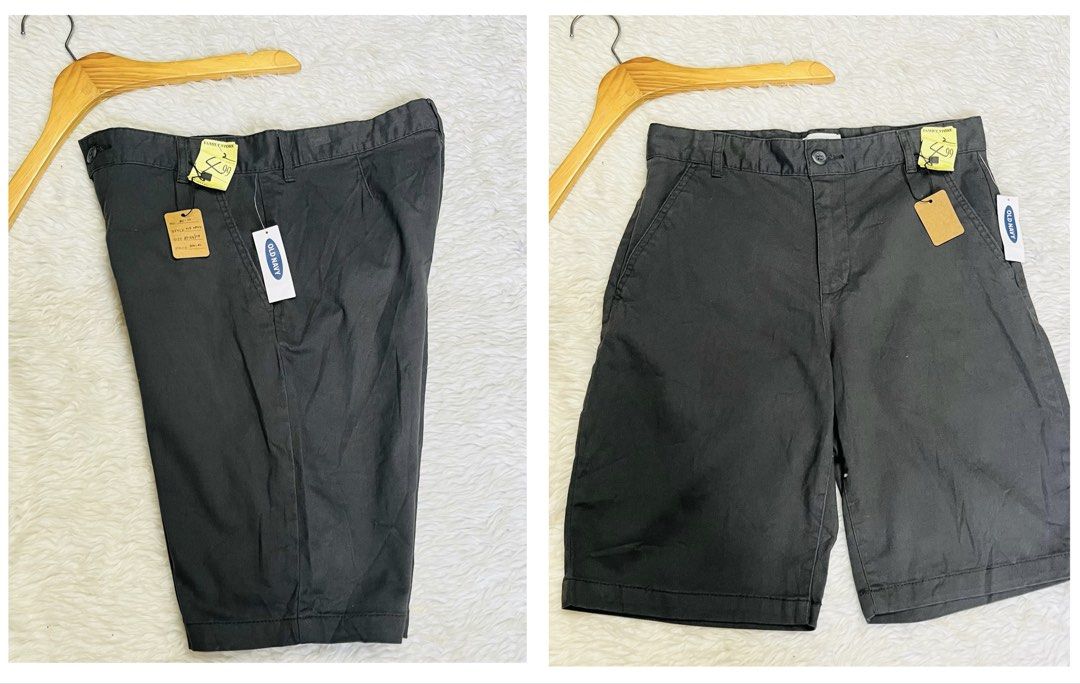 Old Navy Black Shorts (Category: Shorts) located in Manila. Submitted by bengirlclothing (Listing ID 1466610138, Image 1). Description: - Brand: Old Navy - Color: Dark Charcoal (Black) -SIZE: 27-28 inches -LENGTH: 19 inches - Style: Classic chino with front pockets, belt loops, button closure, and zip fly - Ideal for: Clean, casual everyday wear.