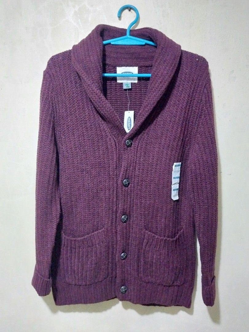 Old Navy Shawl Collar Button Cardigan (Category: Coats, Jackets and Outerwear) located in Manila. Submitted by PrinceDani.Clothing (Listing ID 1466732692, Image 2). Description: old navy shawl cardigan small 20.5in width 26in length brand new .