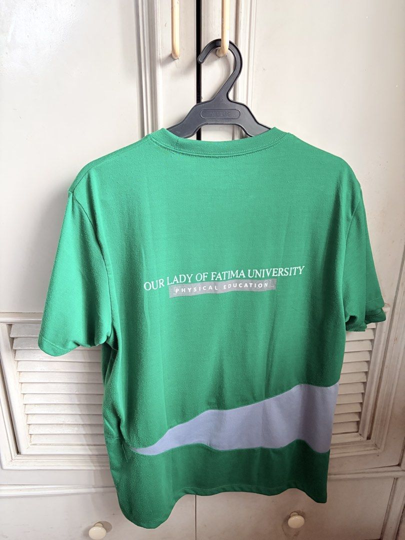OLFU PE SHIRT (Category: Shirts) located in Bocaue. Submitted by cassybara (Listing ID 1466617957, Image 2). Description: OLFU GREEN SHIRT.