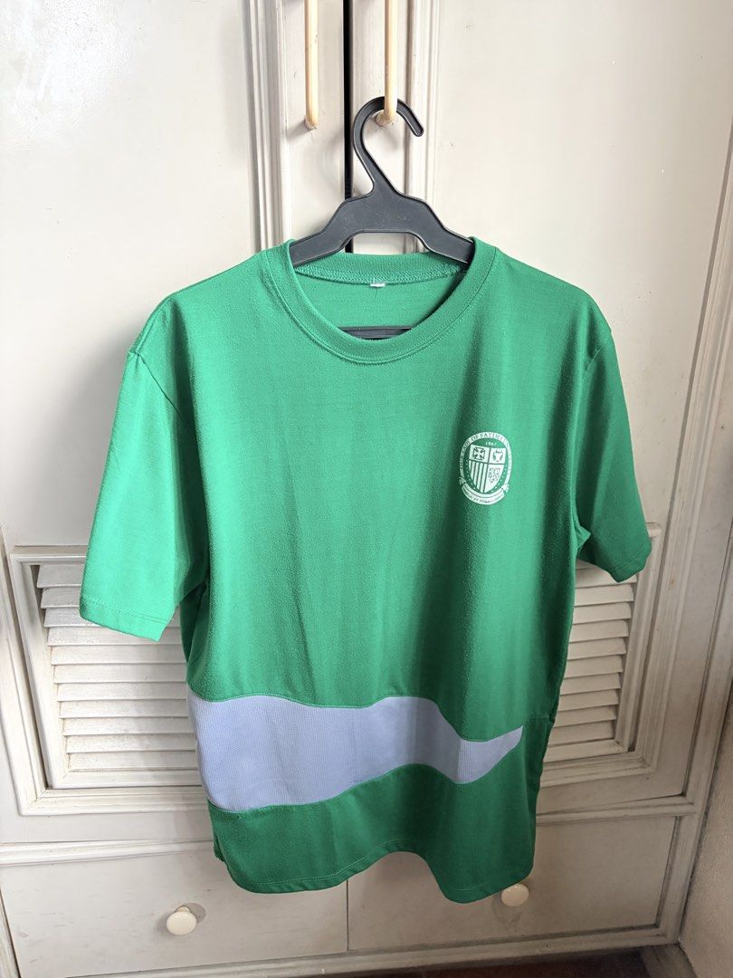 OLFU PE SHIRT (Category: Shirts) located in Bocaue. Submitted by cassybara (Listing ID 1466617957, Image 1). Description: OLFU GREEN SHIRT.