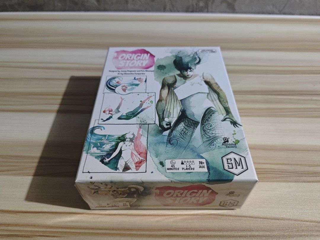 Origin Story Board Game (Category: Board Games & Puzzles) located in Antipolo. Submitted by kyohei_ikamaru (Listing ID 1466676795, Image 1). Description: > Cards Sleeved > Complete and Excellent Condition.