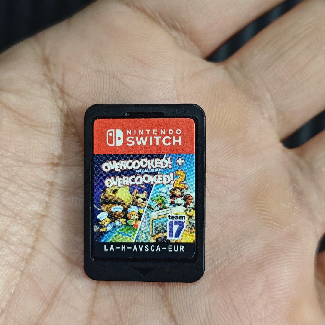 Overcooked + Overcooked 2 Switch Game (Category: Nintendo) located in Quezon City. Submitted by shopme_gadget30 (Listing ID 1466611726, Image 1). Description: kindly read the details first for sale fixed price good Condition tested and working game card only (2 games in one game card) compatible to Nintendo switch eur region Shoopppppeee —,✅ can check out pm for the linnnkkk (If shoopppee check out, price is higher because of shooppppeee deductio