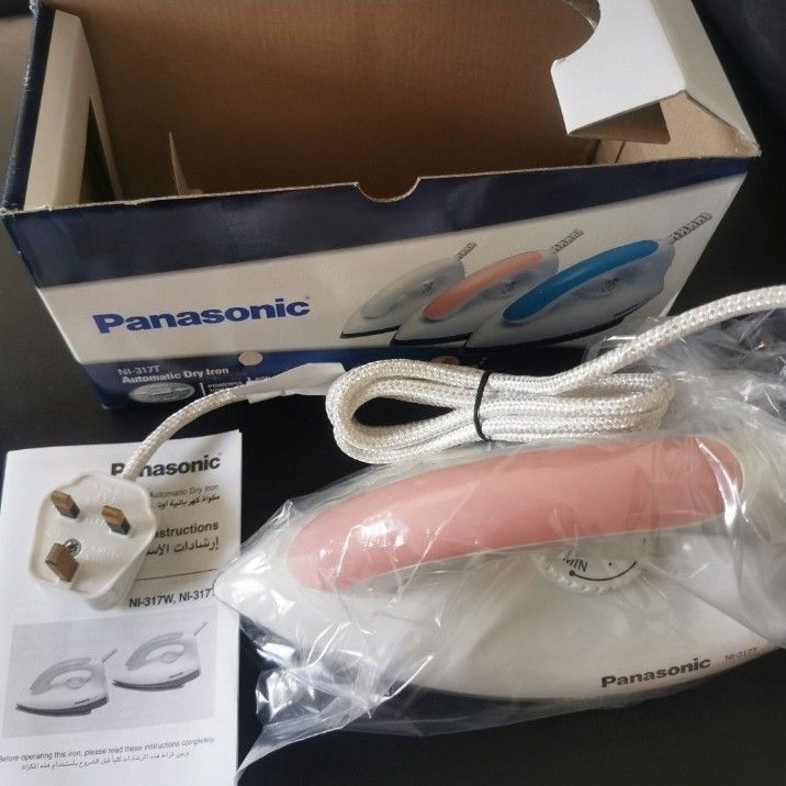 Panasonic Automatic Dry Iron NI-317T (Category: Irons & Steamers) located in Antipolo. Submitted by rielapreloved (Listing ID 1466652094, Image 2). Description: Automatic Dry Iron Brand: Panasonic Condition: Unused.