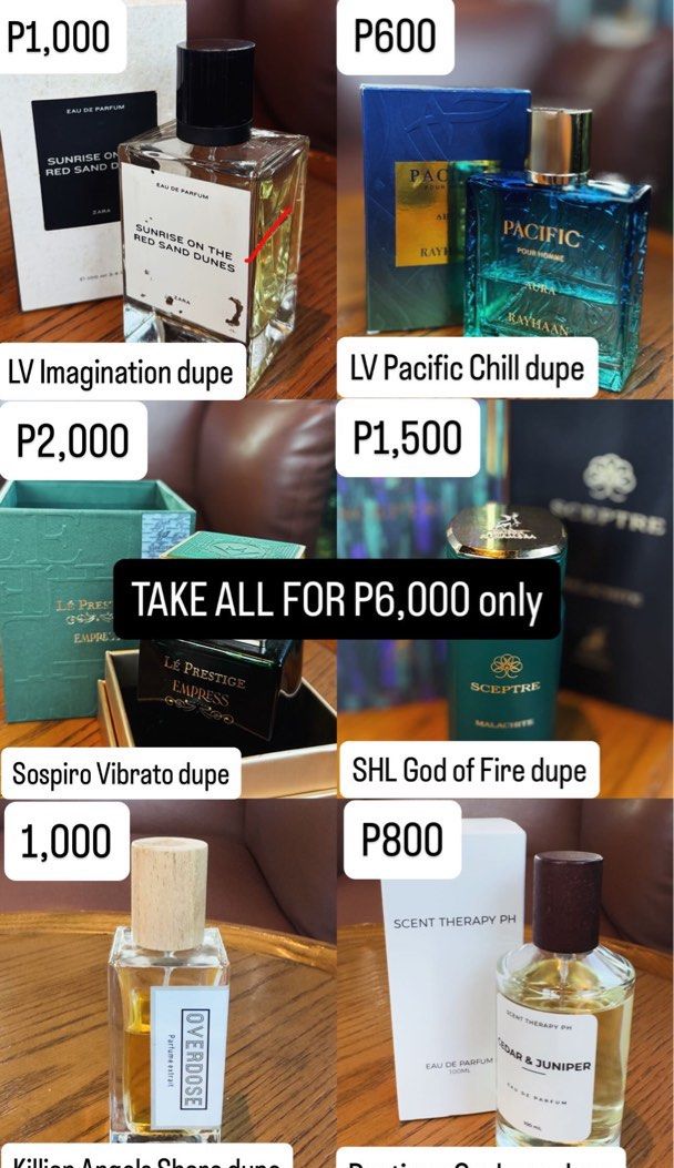 Perfume Bundles (Category: Fragrance & Deodorants) located in Navotas City. Submitted by papi404 (Listing ID 1466336712, Image 1). Description: .