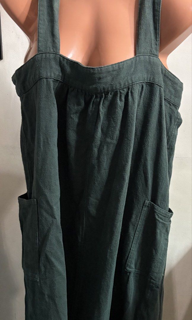 Pinafore Style Linen Long Dress (Category: Dresses) located in Marikina City. Submitted by thrifty_trinkets_by_anais (Listing ID 1466771446, Image 1). Description: 🌸 Selling own preloved/brand new items for less - EVERYTHING is negotiable as long as REASONABLE in price 🤗 🙏🏻 Please also check my account for more marked down items 🫶 📍Marikina near S&R/Uniqlo 💳 Maribank/Maya/Gcash 🏍️ Grab/Lalamove/J&T (by schedule) 🗓️ Offers/Reservations wi