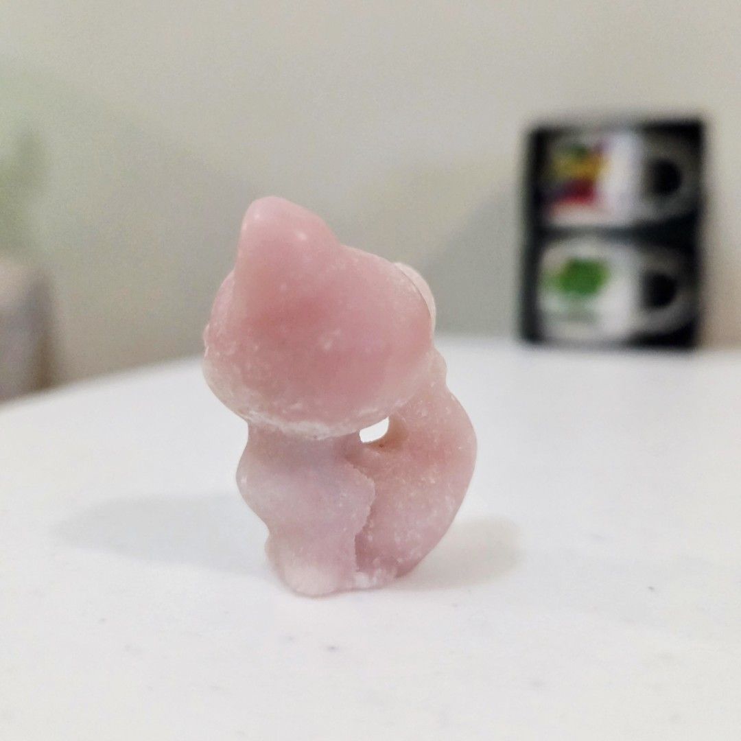 Pink Opal Cat Carving (Category: Vintage Collectibles) located in Pasig City. Submitted by ccsakura4 (Listing ID 1466672243, Image 2). Description: Pink Opal Cat Carving 🐈 Approx. 3cm Energies: love ☆ emotional healing ☆ inner peace.