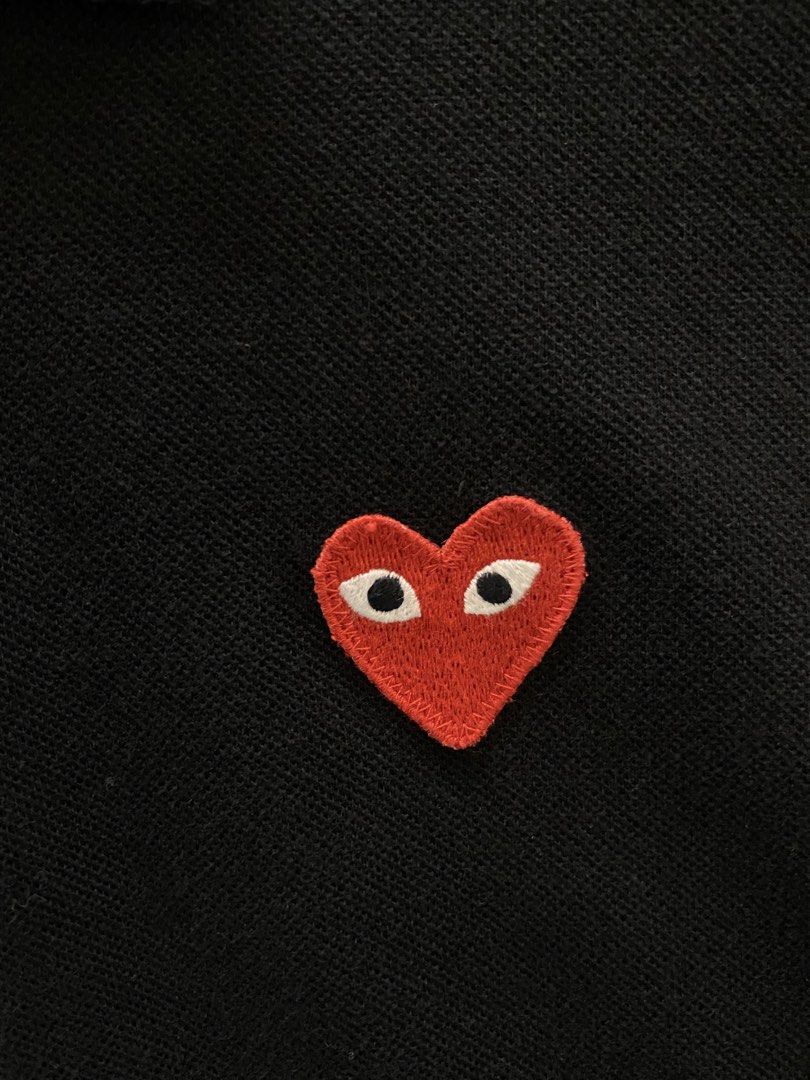PLAY COMME des GARCONS (Category: Tshirts & Polo Shirts ) located in Quezon City. Submitted by janrey0402 (Listing ID 1466718995, Image 2). Description: Play Comme des Garcons Size Small Dimensions 18-19 width x 25 front 26 back Authentic/Original Complete Tags Good as Brandnew No Issue Ready to Wear .