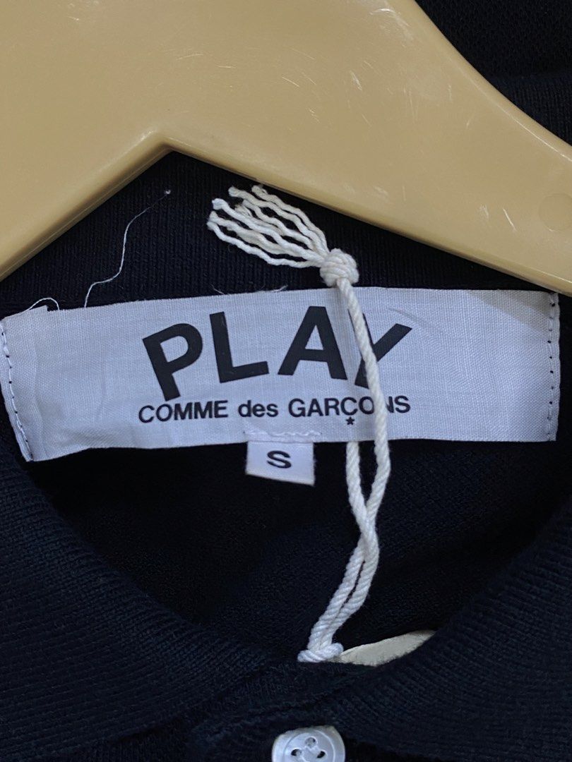 PLAY COMME des GARCONS (Category: Tshirts & Polo Shirts ) located in Quezon City. Submitted by janrey0402 (Listing ID 1466718995, Image 3). Description: Play Comme des Garcons Size Small Dimensions 18-19 width x 25 front 26 back Authentic/Original Complete Tags Good as Brandnew No Issue Ready to Wear .