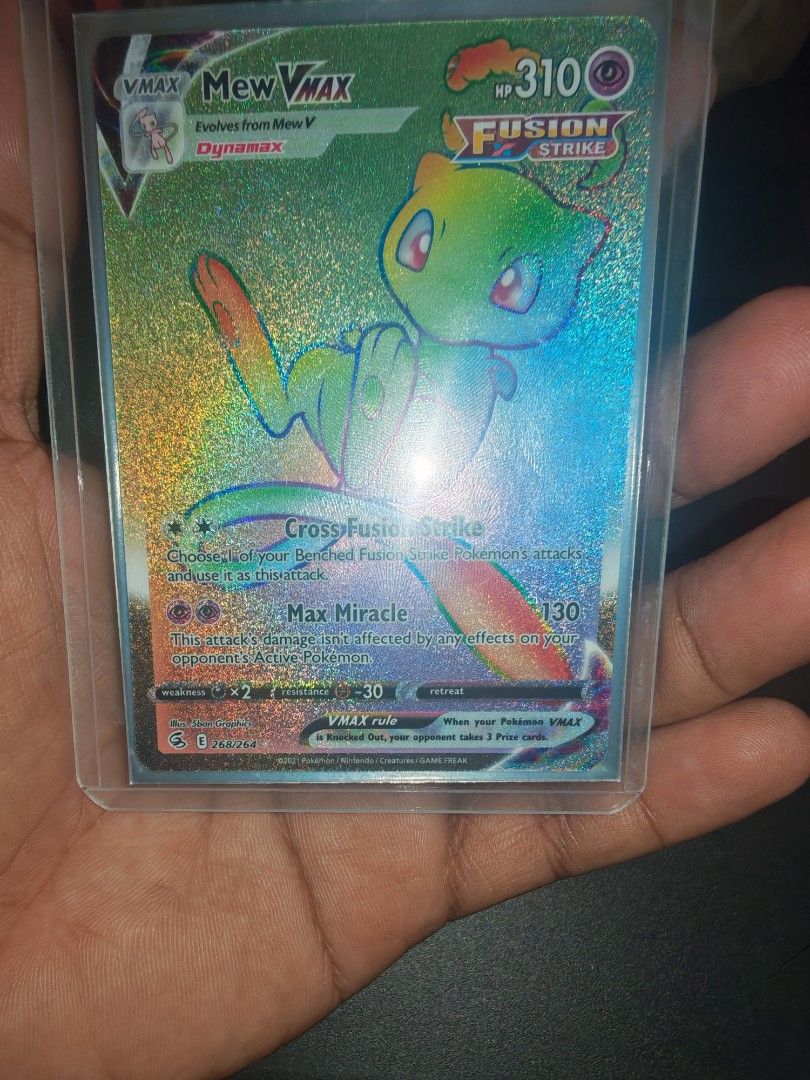 Pokemon TCG mew vmax (Category: Raw Singles) located in Cebu City. Submitted by kenj1997 (Listing ID 1466576104, Image 1). Description: NM-M.