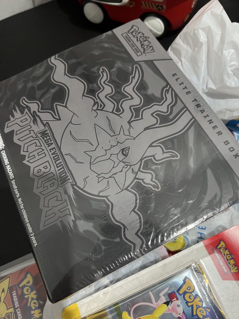 Pokémon 30th Celebration Collection Box English (Category: Card Boxes & Cases) located in Makati City. Submitted by christian.19 (Listing ID 1466723432, Image 2). Description: Pitch black etb - 5k Pokemon 30th 2-blister pack - 3200 Mcdonalds 2024 fun pack - 550 Scarlet and violet fun pack - 450 Surging sparks fun pack - 950 Twilight Masquerade fun pack - 550 All sealed and brandnew Pm lang makati area.