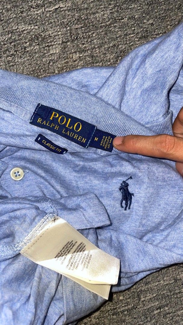 Polo Ralph Lauren (Category: Tshirts & Polo Shirts ) located in Manila. Submitted by jusss121 (Listing ID 1466686351, Image 3). Description: Medium on tag 23 Width 29 Length 10/10 Color rate As new PM/DM FOR MORE DETAILS 💌.