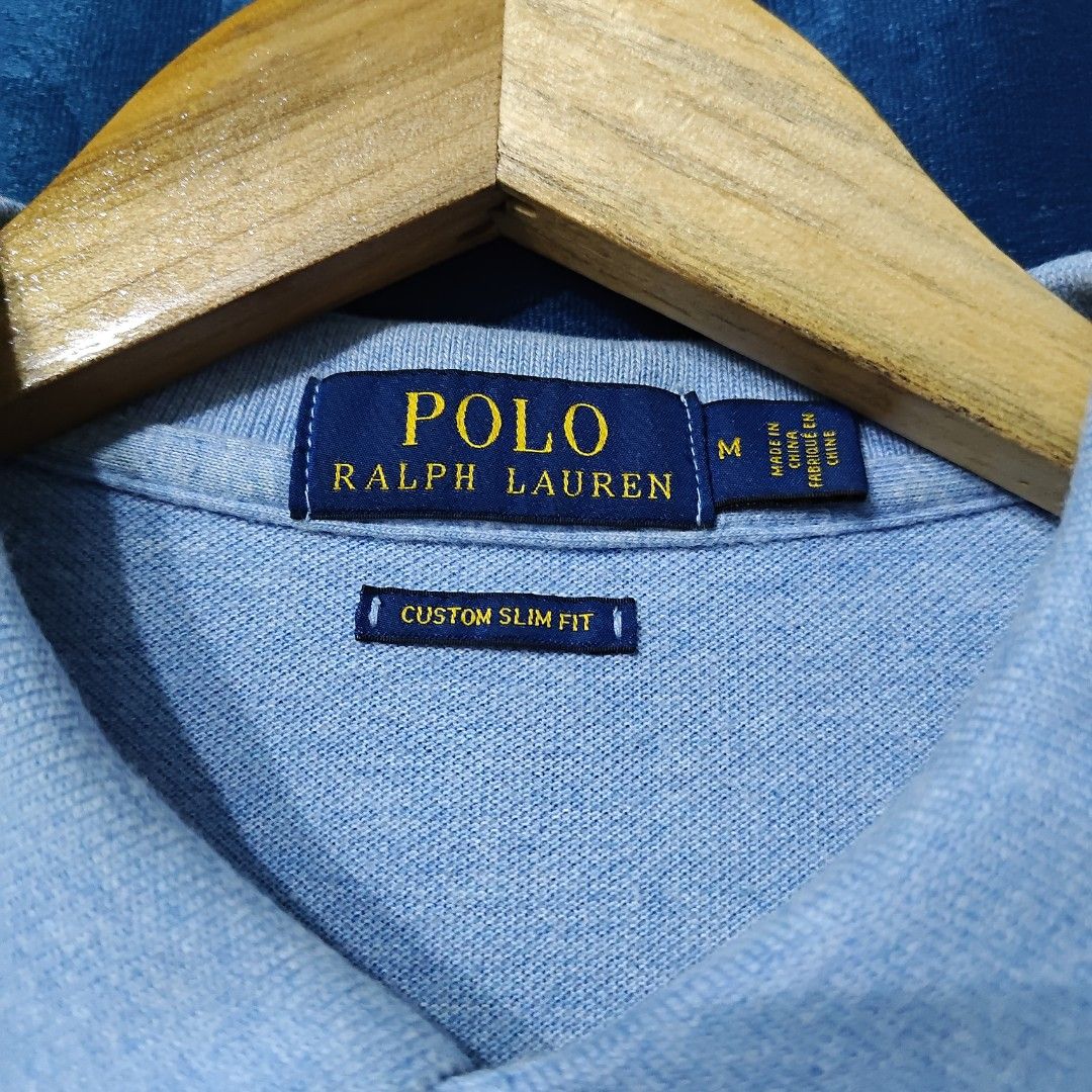 POLO RALPH LAUREN ISLE HEATHER (Category: Tshirts & Polo Shirts ) located in Makati City. Submitted by upcycled.closeth (Listing ID 1466592473, Image 3). Description: - Authentic Polo Ralph Lauren product - Skyblue Heather, short-sleeved - Size: Medium (men's) - Like new - Authentic - flaws: no flaws - Excellent condition - Need wash, fresh from bale - Features design of Polo Ralph Lauren basic logo - Material: 100% cotton !!STILL NEGOTIABLE!!.