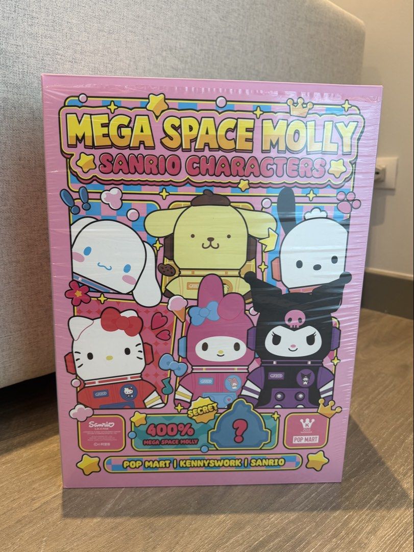 POP MART Mega Space Molly Sanrio My Melody (Category: Designer & Blind Box Toys) located in Guiguinto. Submitted by jnkzpt (Listing ID 1466624771, Image 2). Description: Mega Space Molly Sanrio My Melody Malinis & No dents yung box RTS 📦.