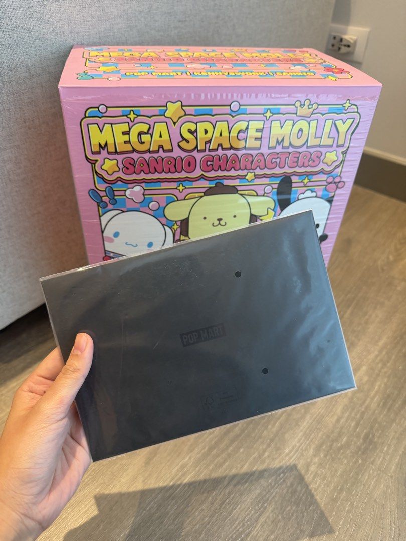 POP MART Mega Space Molly Sanrio My Melody (Category: Designer & Blind Box Toys) located in Guiguinto. Submitted by jnkzpt (Listing ID 1466624771, Image 3). Description: Mega Space Molly Sanrio My Melody Malinis & No dents yung box RTS 📦.