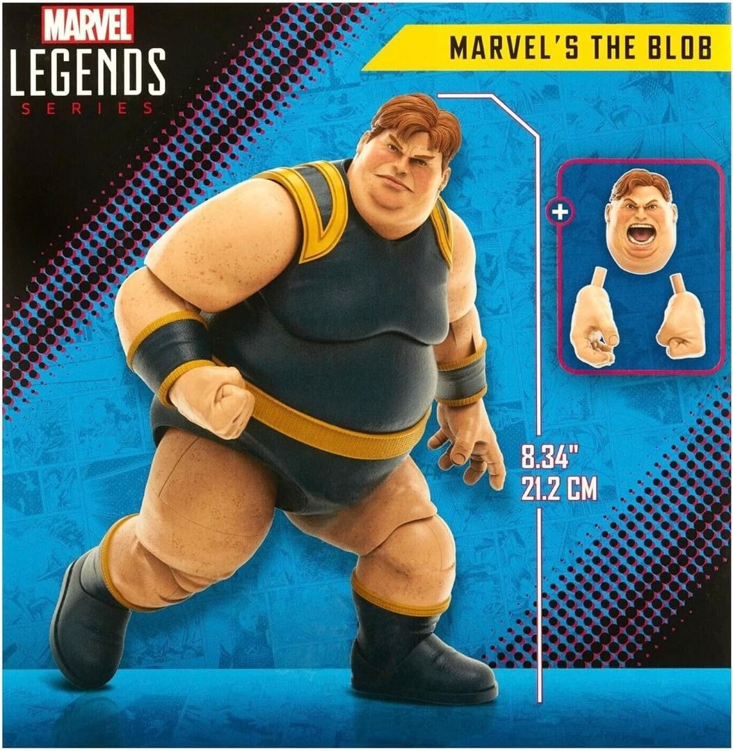 [PRE ORDER!!!] Marvel Legends X-Men: The Blob (Category: Action & Battle Toys) located in Angeles City. Submitted by moretoys4u2024 (Listing ID 1466606200, Image 2). Description: [PRE ORDER!!!] Marvel Legends X-Men: The Blob - sealed & brand new - fixed prices - figure's box, packaging, paint and whatnot will be considered as 5 out of 10. ` * Dibs Now, Pay Now * [Price:] P4,200 [DP:] P500 [ETA:] Oct., 2026 ` [SHIPPING / PAYMENT:] =============== 