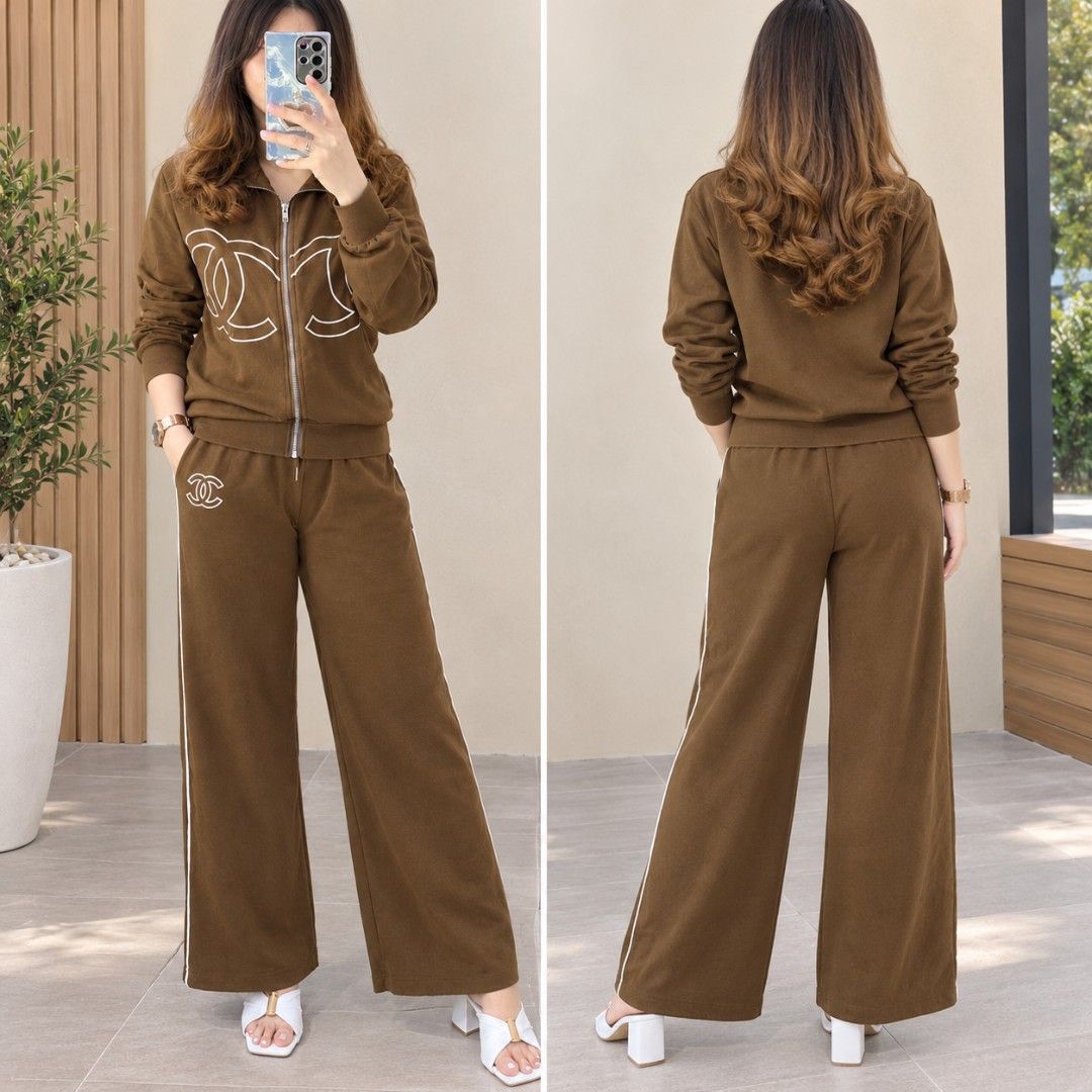 Preloved Casual Jacket Sweat Pants Terno Set Coords (Category: Sets or Coordinates) located in Quezon City. Submitted by niceprelovedstuffsymc (Listing ID 1466593082, Image 1). Description: .