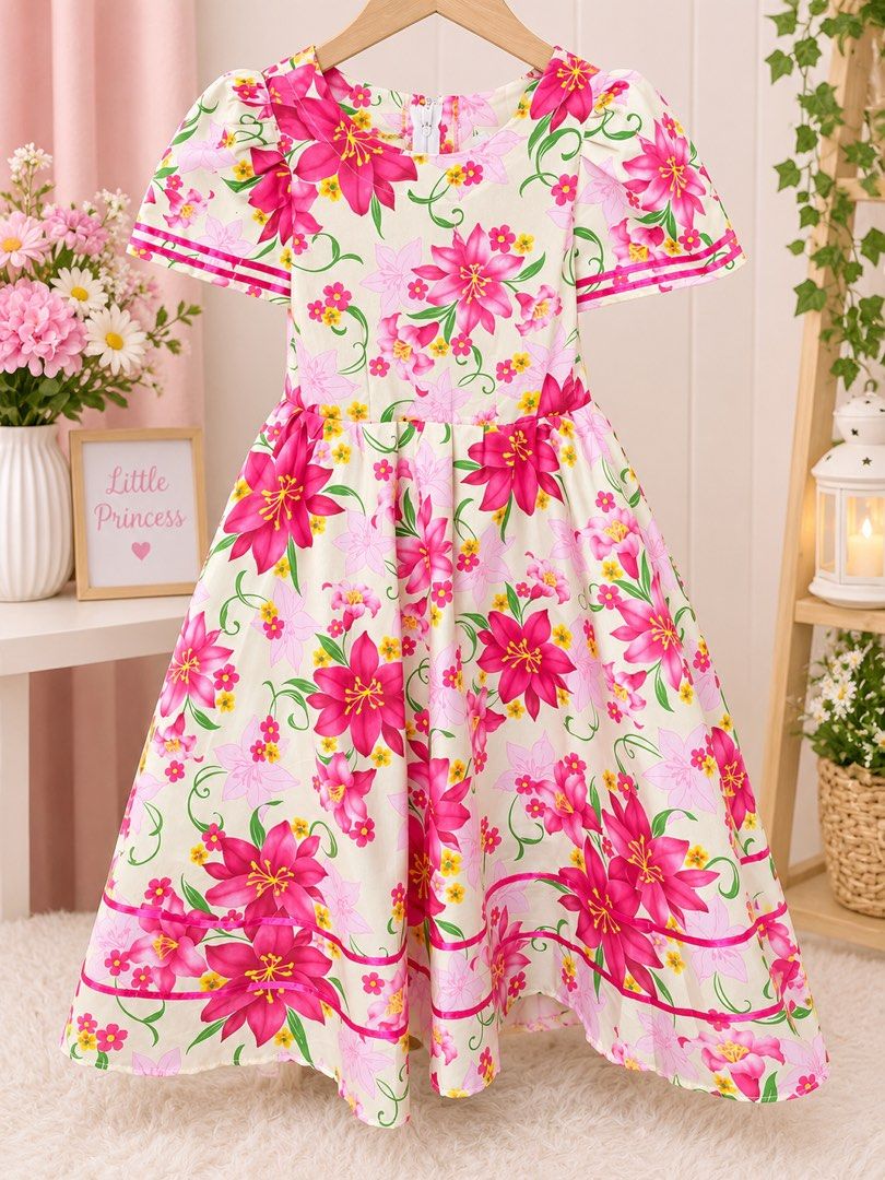 Preloved Dress for 4-6 yo (Category: Dresses) located in Taguig. Submitted by mochis_collection (Listing ID 1466566407, Image 1). Description: Preloved dress for girl (4-6yo) Used only one Pwede for upcoming United Nations Location: Taguig Open for pick up and delivery.