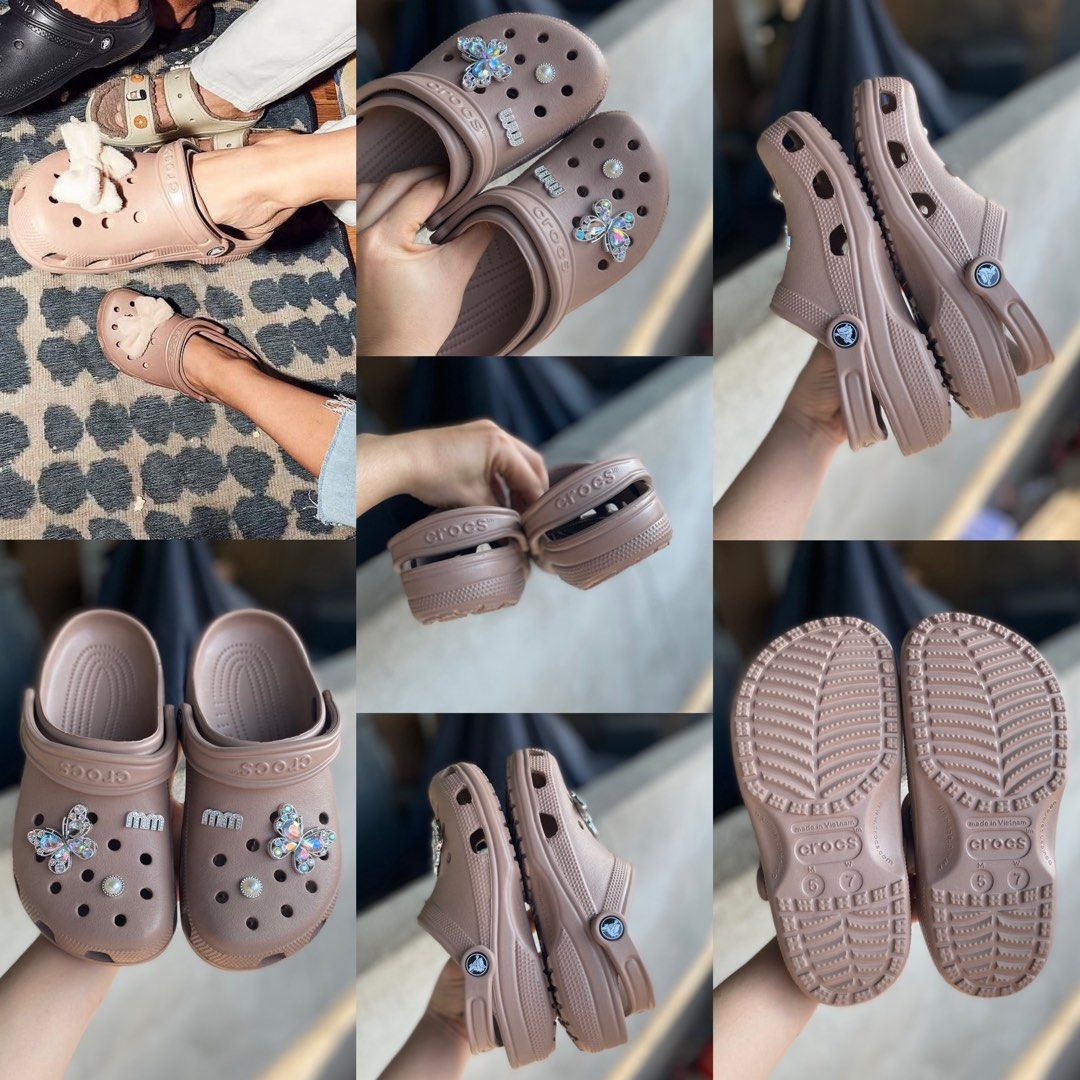 Preloved OG Crocs Classic Latte (Category: Flats & Sandals) located in Floridablanca. Submitted by prelovedselection (Listing ID 1466647613, Image 1). Description: Preloved OG made in vietnam M5-w7 (24cm).