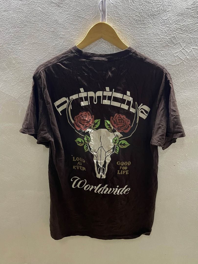 PRIMITIVE SKATEBOARDING (Category: Tshirts & Polo Shirts ) located in Caloocan City. Submitted by j3ngsanity (Listing ID 1466704188, Image 2). Description: ISSUE : CRACK PRINTS DIMES : 19x26 BEST FIT SMALL.