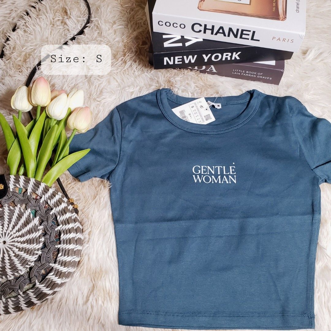 Printed Knitted Croptop (Category: Shirts) located in Bacoor. Submitted by shopwearmillie (Listing ID 1466598153, Image 3). Description: Sizes available nasa pic po mismo.