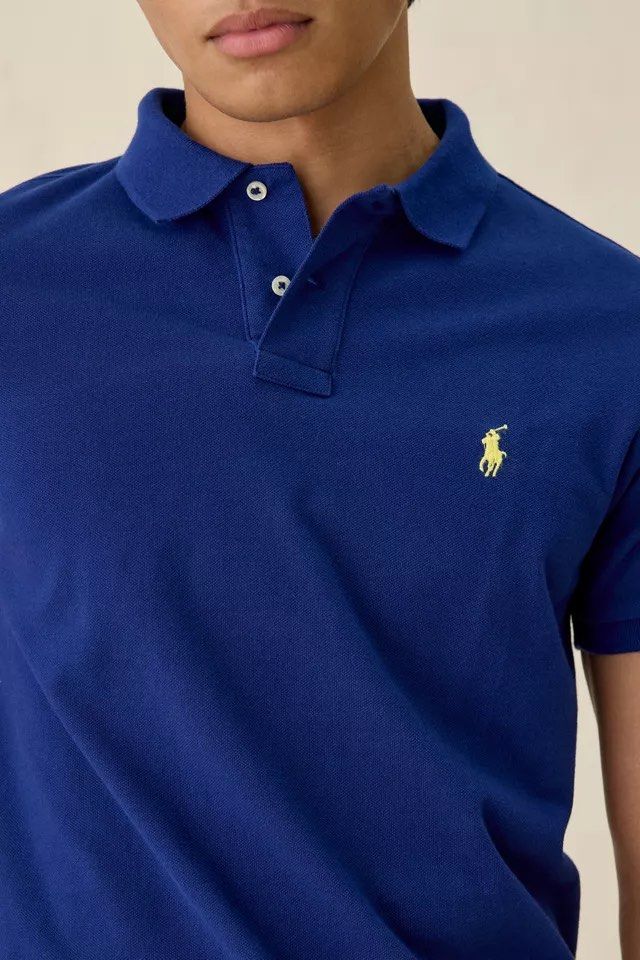 PRL Small Pony Polo Blue (Category: Tshirts & Polo Shirts ) located in Manila. Submitted by whowearsstreetwear (Listing ID 1466737029, Image 2). Description: PRL Small Pony Polo Blue Gold Tag (Authentic) - Size: Large on tag (measurements in inches) W - 21 L - 29-30 Condition: Very Good Flaw/s: minor sign of usage + shipping fee Location: Manila (Near UST).