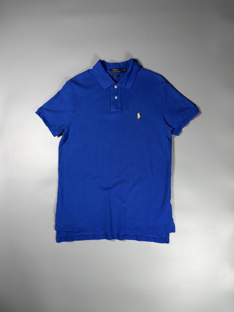 PRL Small Pony Polo Blue (Category: Tshirts & Polo Shirts ) located in Manila. Submitted by whowearsstreetwear (Listing ID 1466737029, Image 1). Description: PRL Small Pony Polo Blue Gold Tag (Authentic) - Size: Large on tag (measurements in inches) W - 21 L - 29-30 Condition: Very Good Flaw/s: minor sign of usage + shipping fee Location: Manila (Near UST).