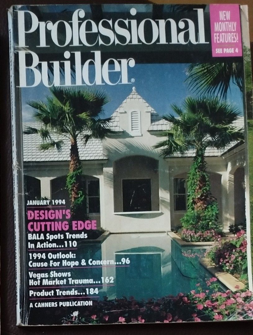 Professional Builder (January 1994) (Category: Magazines) located in Paranaque City. Submitted by kaceys_closet (Listing ID 1466621011, Image 1). Description: .