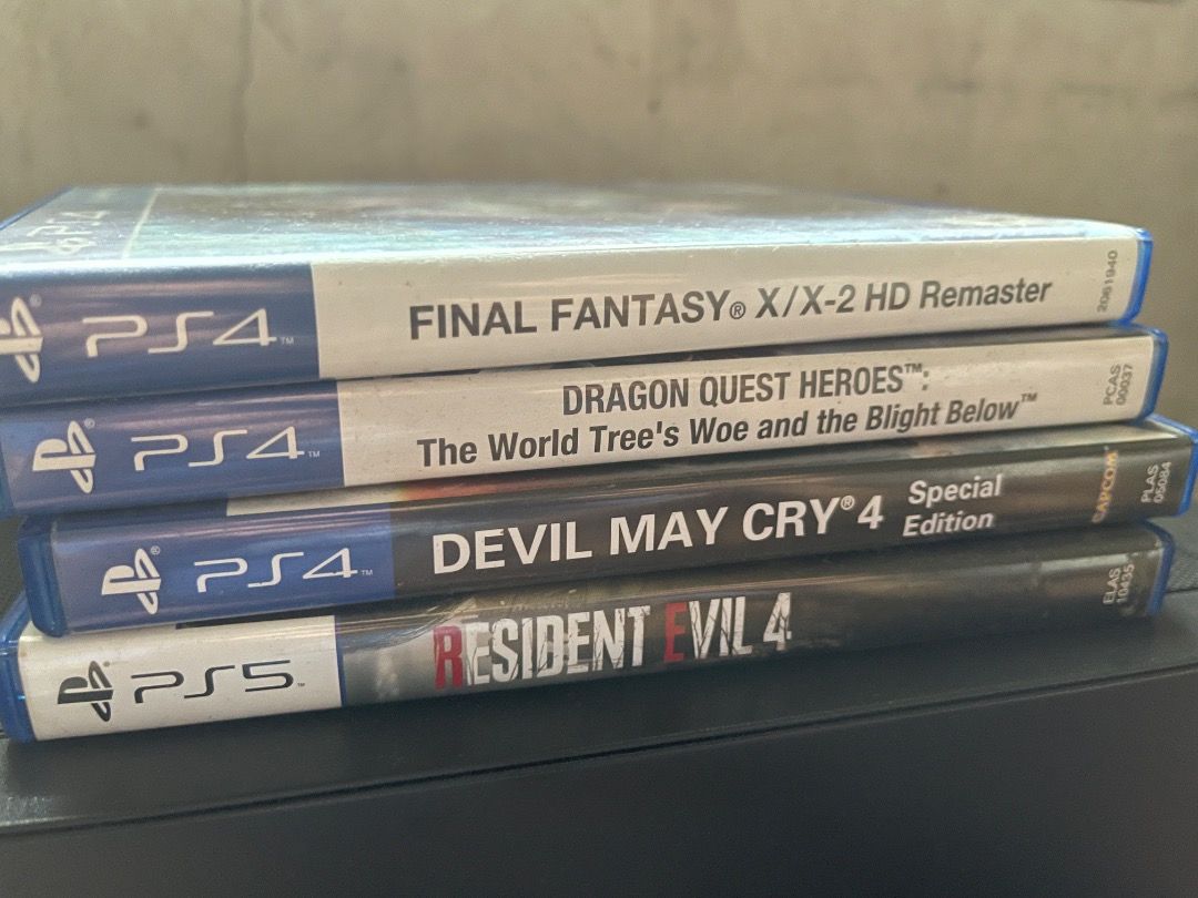 PS4/PS5 Games (Category: PlayStation) located in Caloocan City. Submitted by jjj_aaa (Listing ID 1466571405, Image 1). Description: PS4- ₱600 PS5 - ₱1,200 ❌SOLD❌ Biohazard Re:2 .