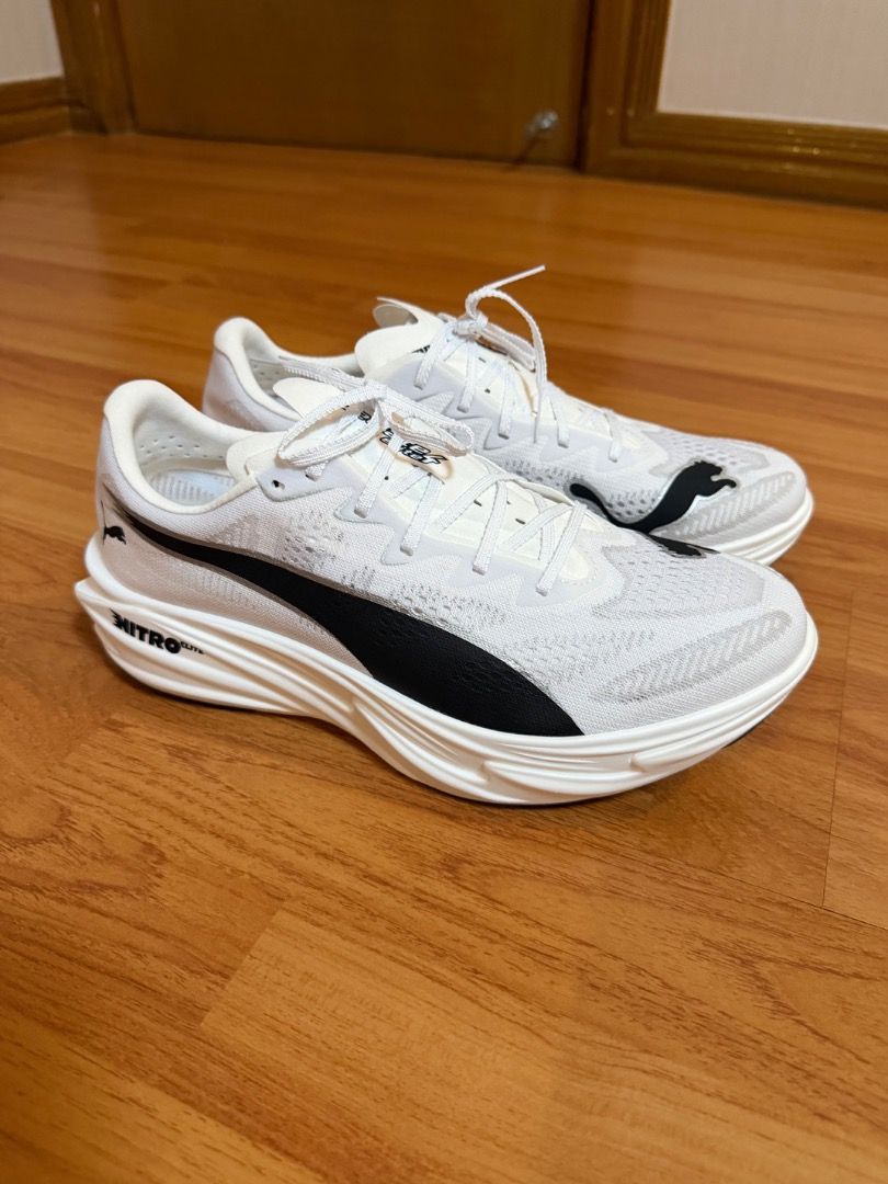 PUMA Deviate Nitro Elite 4 (white/black) (Category: Sneakers) located in Quezon City. Submitted by jgnap (Listing ID 1466565154, Image 1). Description: Brand New Puma Deviate Nitro Elite 4. No Box Legit/Authentic.