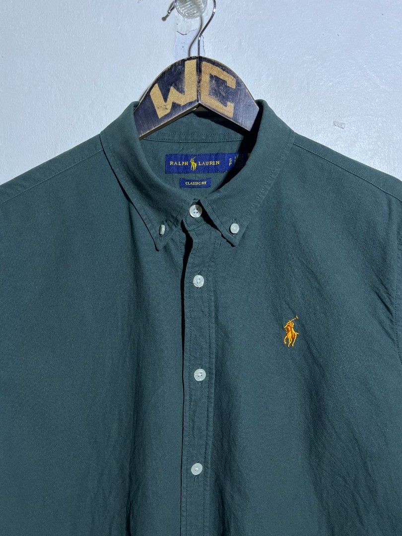 RALPH LAUREN BUTTON DOWN LONGSLEEVE (Category: Tshirts & Polo Shirts ) located in Dumaguete. Submitted by kingepoy (Listing ID 1466673457, Image 3). Description: Small Width 20 / Length 28 Excellent Condition 9.8/10 Color rate No issues.