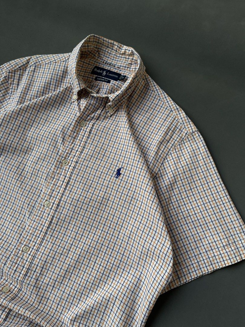 Ralph Lauren Stripes Button Down Polo (Category: Activewear) located in Malasiqui. Submitted by blank_wave (Listing ID 1466726907, Image 2). Description: M on tag 22x28 no issue 10/10 color rate excellent condition .