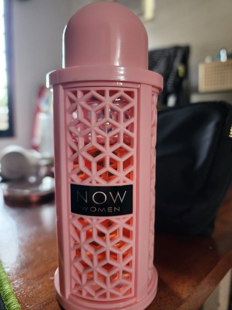 Rave Now Women EDP Perfume Bottle (Category: Fragrance & Deodorants) located in Tagaytay City. Submitted by lovedbydarlene (Listing ID 1466626310, Image 1). Description: Authentic NOW WOMEN fragrance 70-75% remaining Dupe for Burberry HER.