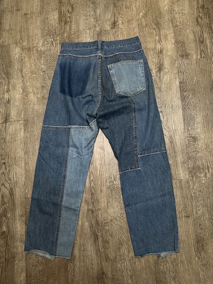 Ray Beams Patchwork Denim Jeans (Category: Jeans) located in Bacolod City. Submitted by xamurai (Listing ID 1466744752, Image 3). Description: Ray Beams Patchwork Denim Jeans Fits 30 Waist - 15in Rise - 13in Thigh - 11in Inseam - 25in Outseam - 37.5in Leg opening - 8in *Shipping shall be shouldered by the buyer, thur Lalamove or LBC*.