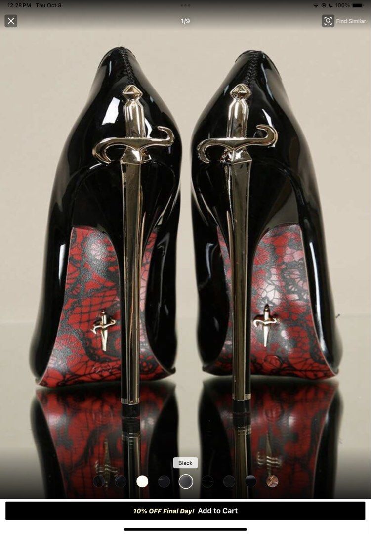 Red bottom heels once used only (Category: Heels) located in Baguio. Submitted by cloala (Listing ID 1466596366, Image 1). Description: Bought from $hien for 950+shipping Once used only for photoshoot Now selling for 800 Size 40-41 Baguio city loc, open for shipping .