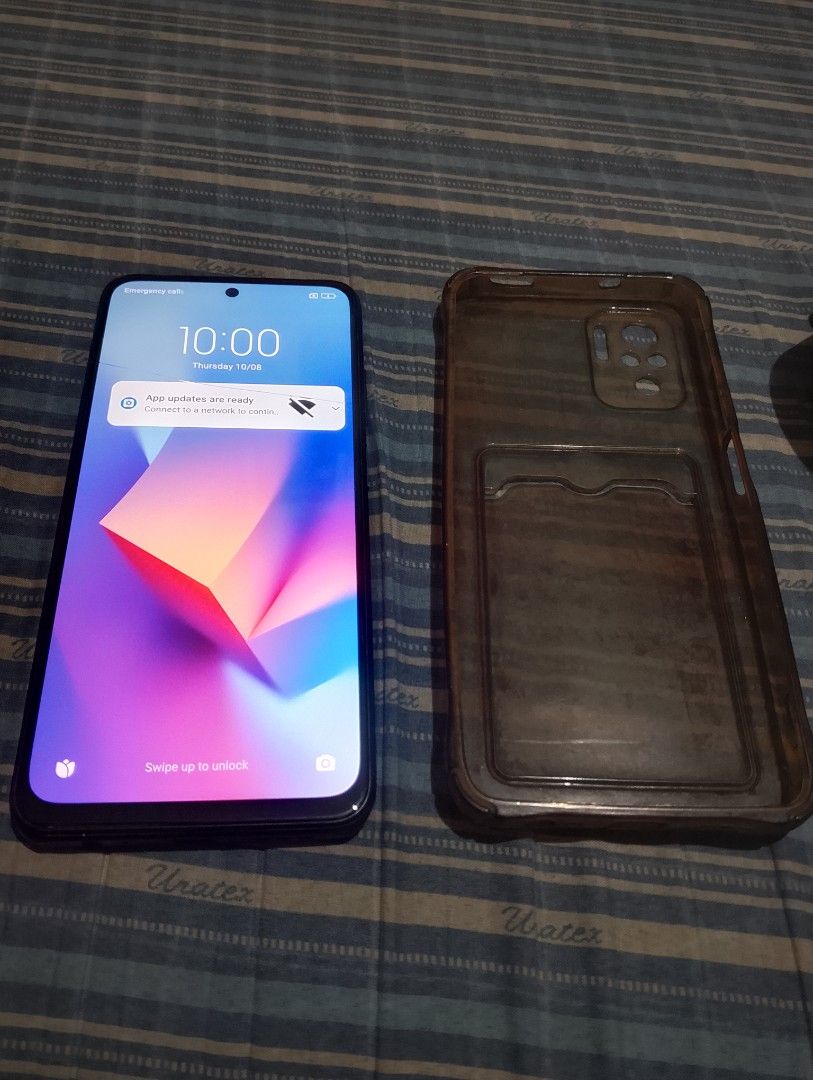 Redmi Note 10 2k fix (Category: Xiaomi) located in Manila. Submitted by monde19 (Listing ID 1466577049, Image 2). Description: Sale Redmi Note 10 2k fix 4+1gb ram 64gb rom conclusion unit case issue hairline all goods unit test to sawa pm me.