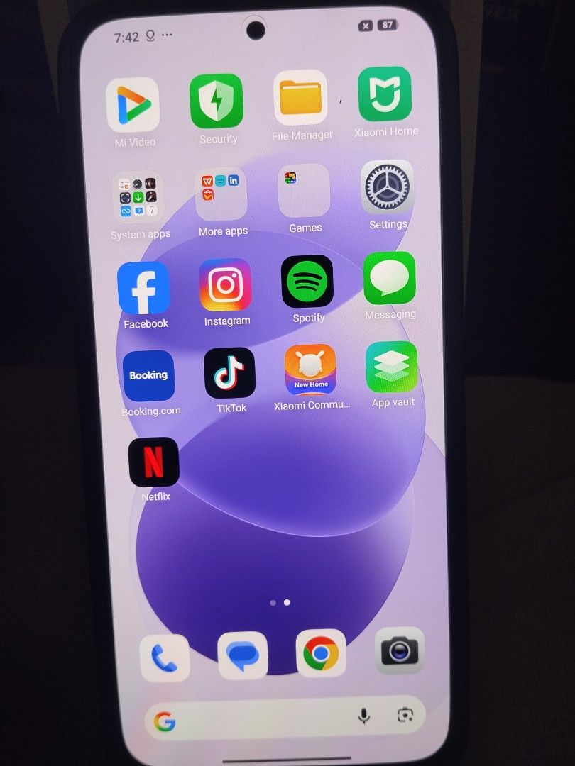 Redmi note 17 (Category: Xiaomi) located in Manila. Submitted by hobbydubi (Listing ID 1466598083, Image 2). Description: For sale or Swap Brand new Redmi note 17 4g 8500 Nego 128gb 4+4 ram 3 cycle counts Can do Meetup Manila or j&T Includes box with case and 33w fast charger.