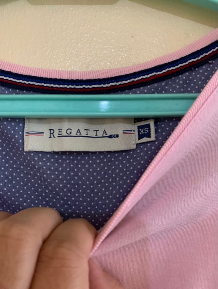 Regatta Shirts Womens (Category: Shirts) located in Valenzuela. Submitted by clickandshoppreloved (Listing ID 1466616017, Image 2). Description: Regatta Shirt Womens Onhand, Original Small Ontag, (22L x 19W) Color : Pink (Excellent Condition, Good As New).