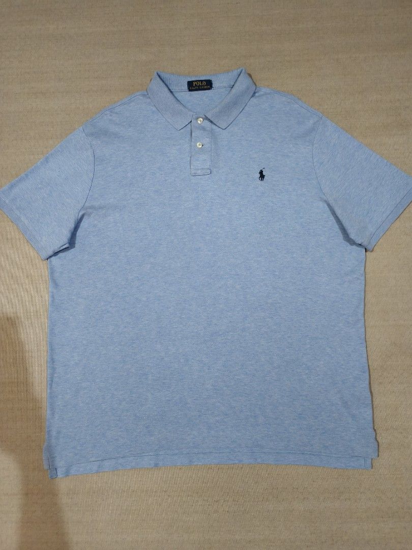 RH HEATHER BLUE FOR BIG MEN (Category: Tshirts & Polo Shirts ) located in Baliuag. Submitted by vk_thrift01 (Listing ID 1466736006, Image 1). Description: RL HEATHER BLUE DIMES: 26 X 29 FRONT 30.5 BACK CONDI: EXCELLENT CONDITION COLOR RATE: 9.7/10 ISSUE: SMALL MINIMAL STAIN (BARELY NOTICEABLE) OPEN FOR NEGO JUST MAKE AN OFFER NOTE: ‼️‼️‼️ 📌ALL ITEMS ARE THRIFTED NOT BRANDNEW SO KINDLY MANAGE YOUR EXPECTATIONS. 📌ALL ITEMS ARE NEEDS WASH 📌COLOR 