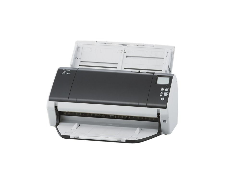 RICOH fi-7480 Printer (Category: Office & Business Technology) located in Caloocan City. Submitted by wildowl.a9e81b (Listing ID 1466648365, Image 1). Description: RICOH fi-7480 ₱278,700 On Stock Warranty: Please confirm warranty period Scanner Type: ADF | Duplex ADF Capacity: 100 Sheets Speed: 80 ppm | 160 ipm Resolution: 150–600 dpi Sensor: Color CCD x 2 Supported Size: Up to A3 Duty Cycle: 12,000 Sheets/Day | 200,000 Sheets/Year Compatibility:
