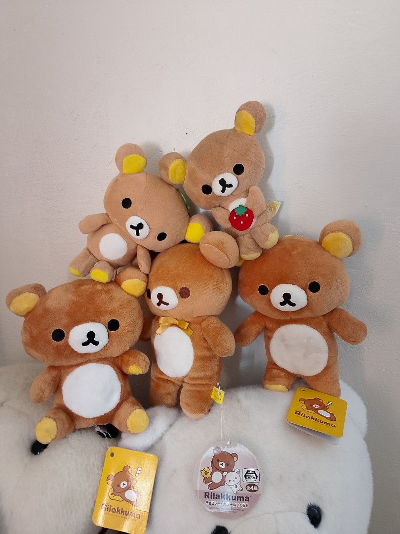 rilakumma Bundle san x (Category: Plushies & Soft Toys) located in La Trinidad. Submitted by honeysplushies2 (Listing ID 1466770947, Image 1). Description: 3 w pptg all w etiketa san x.