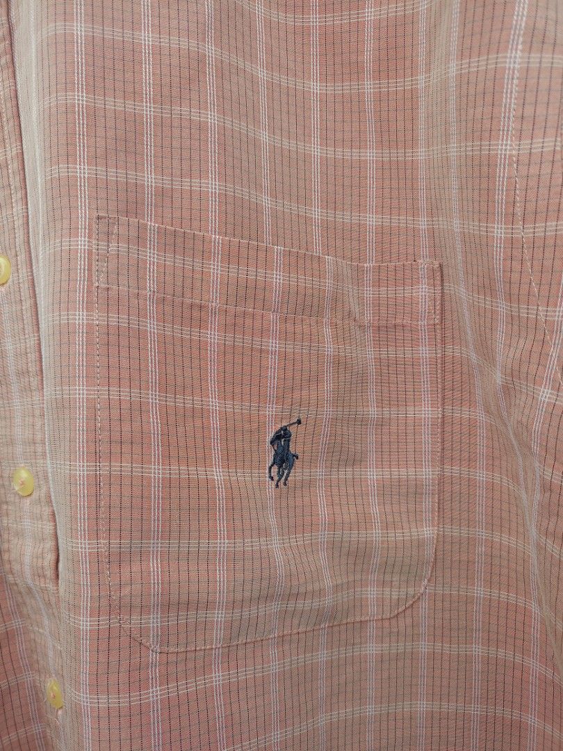 RL Checkered Polo Shirt (Category: Tshirts & Polo Shirts ) located in Manila. Submitted by robco (Listing ID 1466565179, Image 3). Description: RL Checkered Polo Shirt" Length - 32 Width - 25.5 Size - XL Color rate - 9/10 Excellent Condition Issue - One fraying MINE - 400 #ukayukay #ukayukayphilippines #bidding #Ralphlaurenpoloshirt.